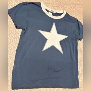 LetLuv Navy Star Navy T-Shirt
